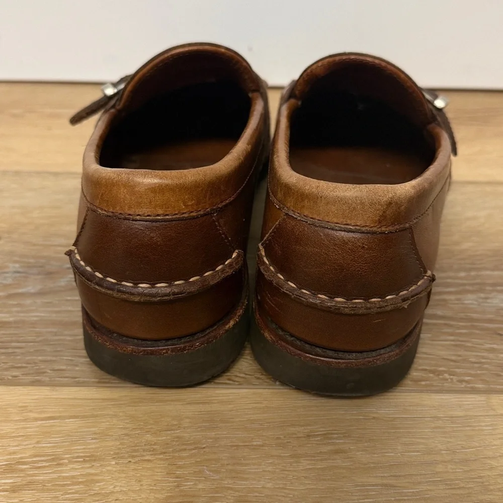 Allen Edmonds Waterbury Brown Leather Kiltie Buckle Loafers Men’s 9.5 D